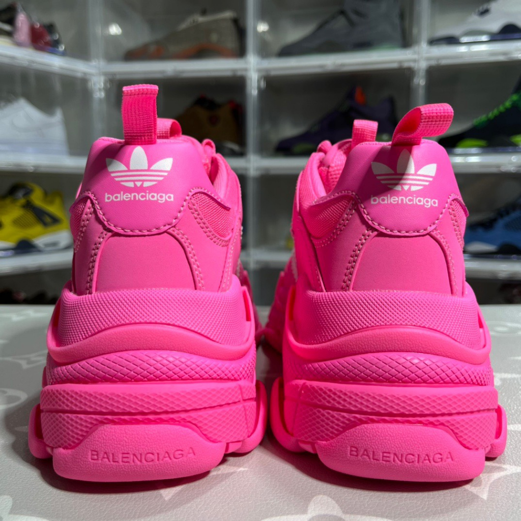Giày thể thao Adidas x Balenciaga Triple S " Pink " cho nữ