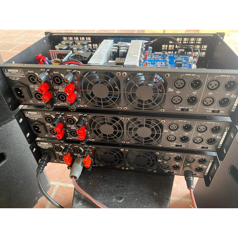 Đẩy 4 kênh LS D4.1000 tháo phòng hát cao cấp 1000w/ kênh chơi 4 full 40 dư sức chống đau lưng