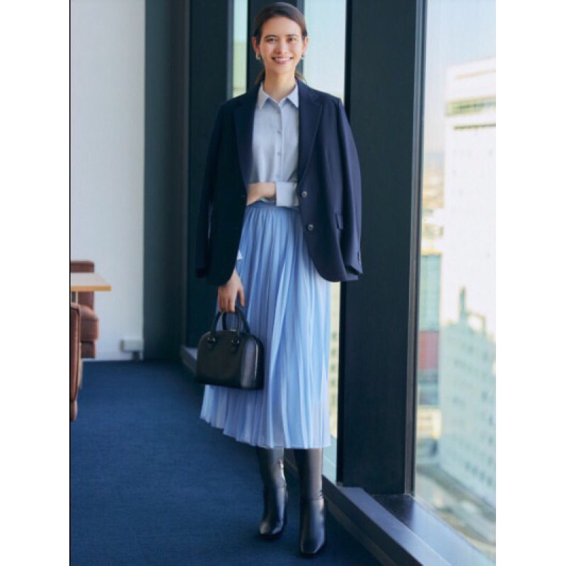 Uniqlo chân váy xanh 458623