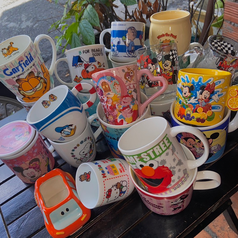 LY HOẠT HÌNH CÁC NHÂN VẬT CUTE BẰNG GỐM SỨ NHẬT SIU RẺ