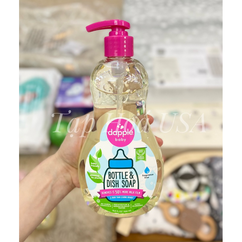 Nước rửa bình sữa Dapple Baby 500ml - Mỹ