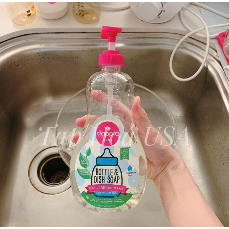 Nước rửa bình sữa Dapple Baby 500ml - Mỹ