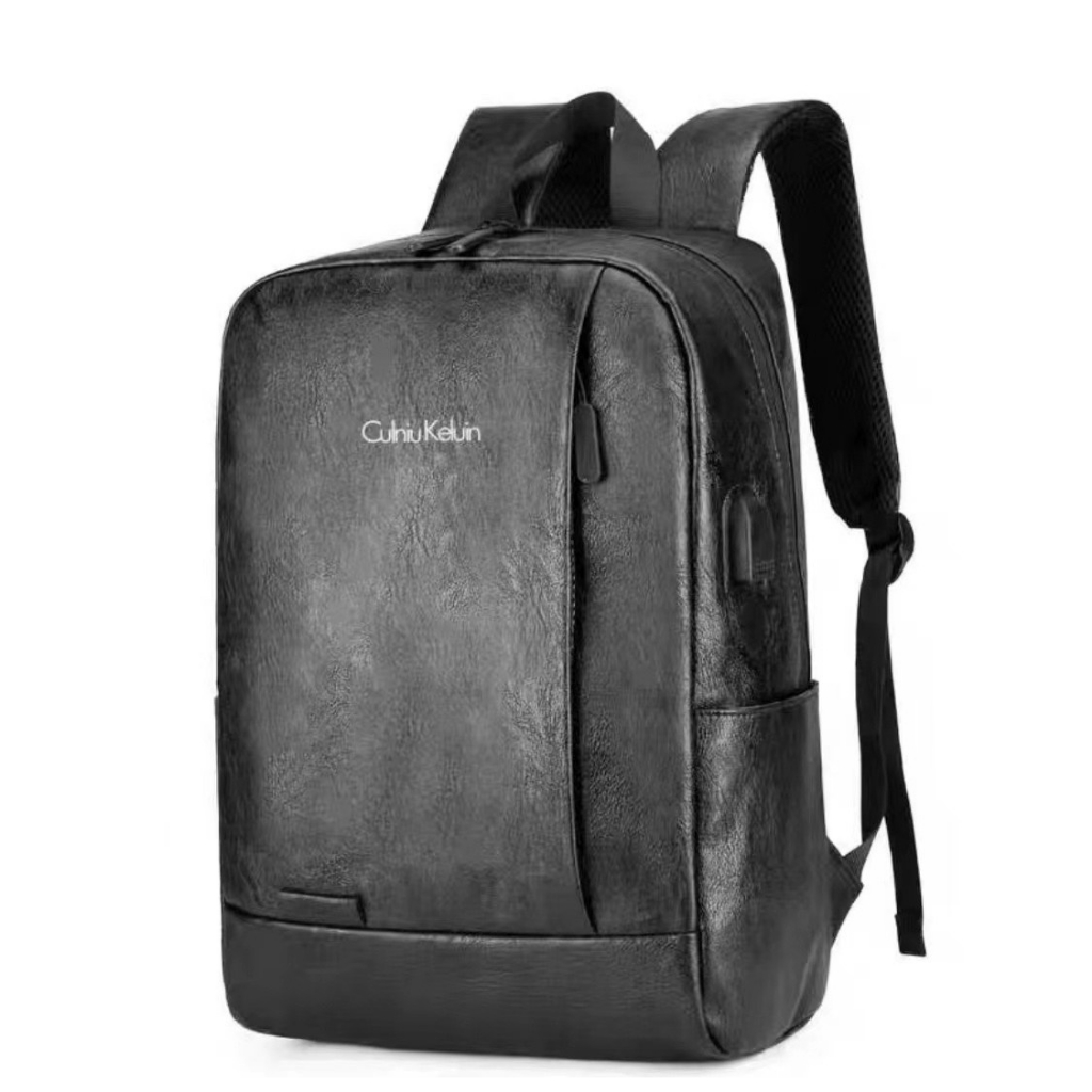 Balo da Đi Học Balô Da Thời Trang Nam Nữ Ba lo Lv Da Pu Cao Cấp Balo da đen Cặp Đi làm Đựng Laptop 15.6 Inh