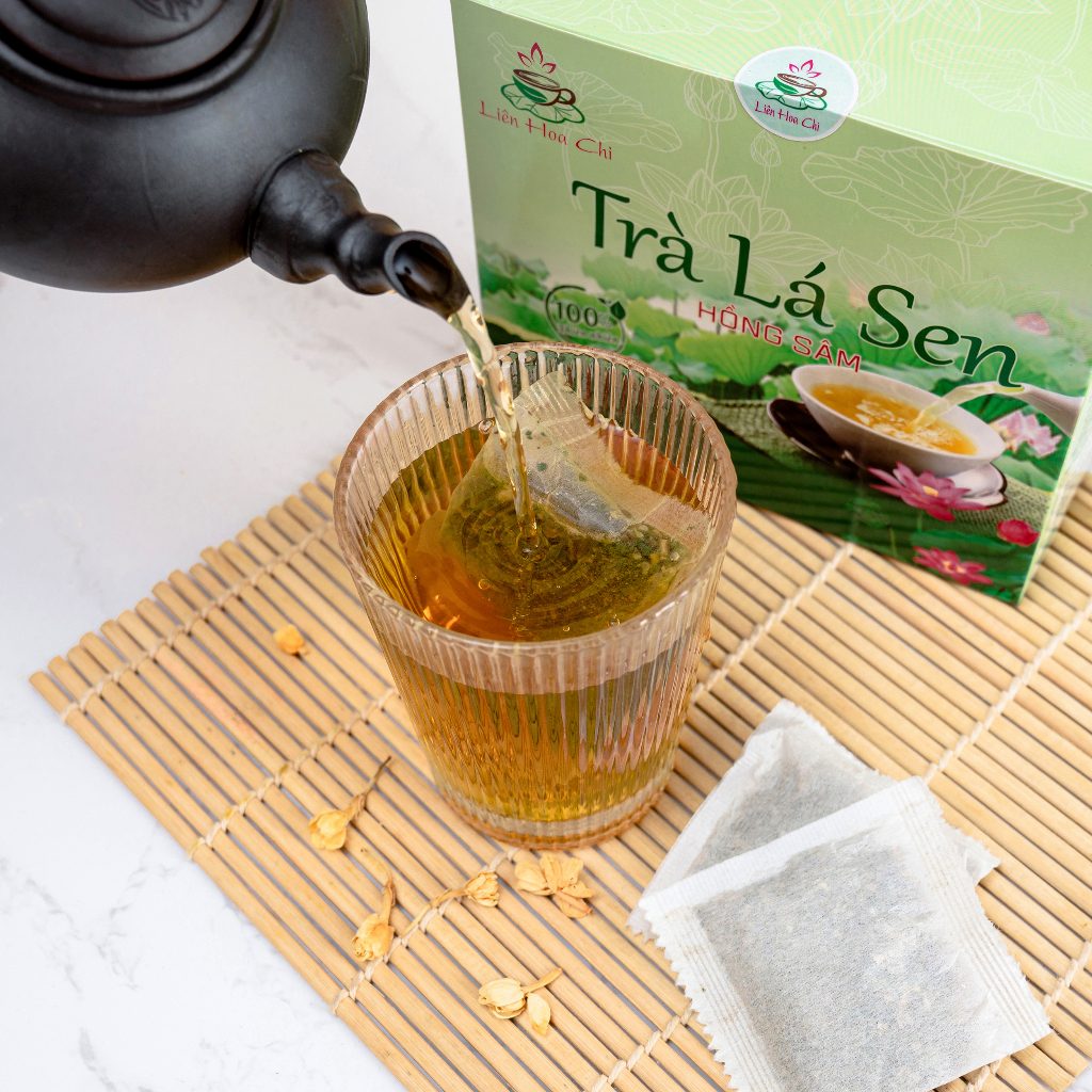 TRÀ LÁ SEN NGUYÊN CHẤT - HỒNG SÂM