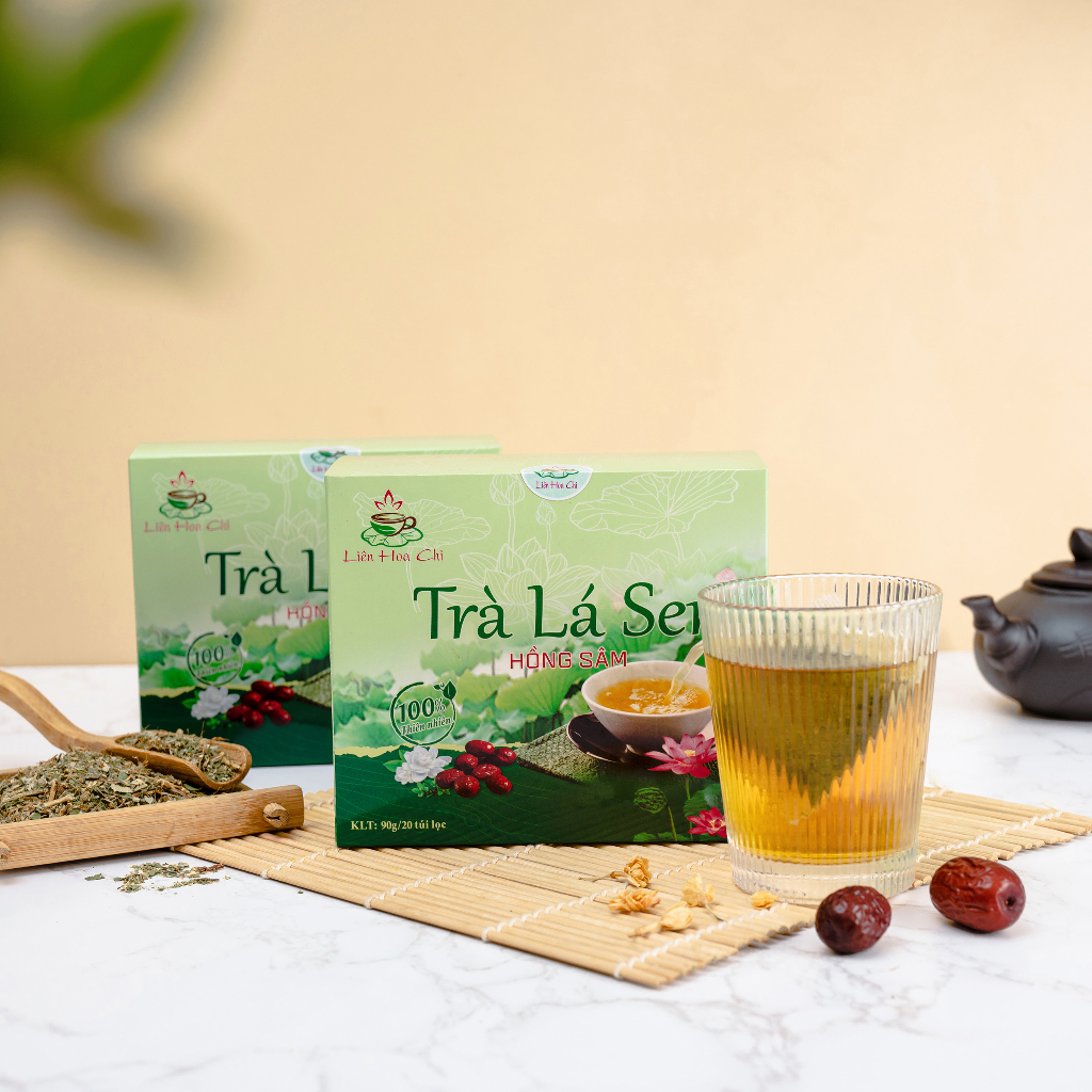 TRÀ LÁ SEN NGUYÊN CHẤT - HỒNG SÂM