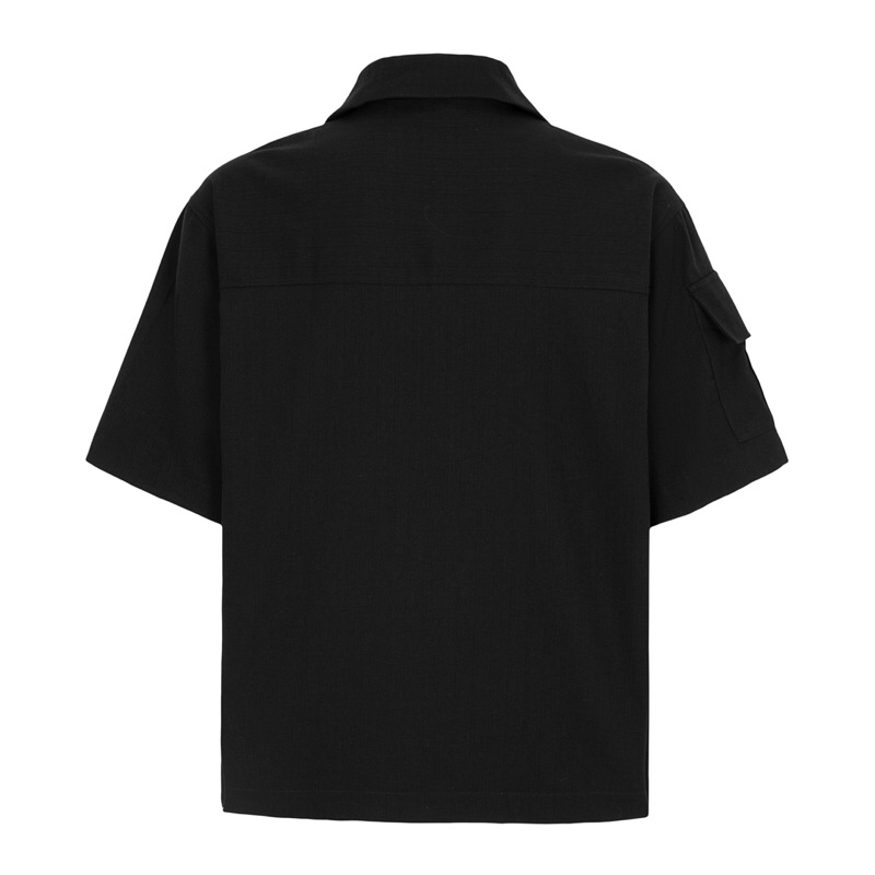 OUTBREAK - ÁO SƠMI BOXY *DARK POCKET SHIRT*