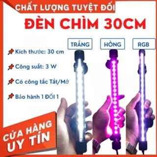 Đèn Led Ngâm Chìm Bể Cá | Đèn LED T4 Đổi Màu Kích Thước 30cm Và 40cm Cho Hồ Cá Cảnh