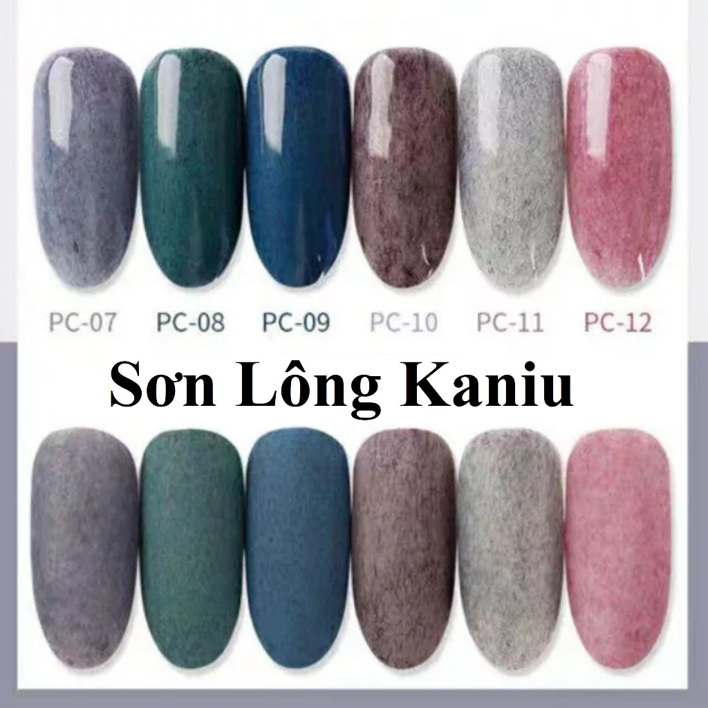 Set Sơn Lông Kaniu Sơn Gel Set 6 Chai