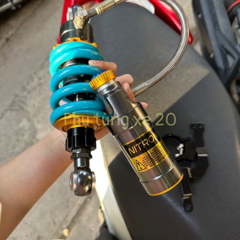 Phuộc nhún sau Nitron bình dầu cho ex 135 ex 150 ex 155 winner v1 winner x ....