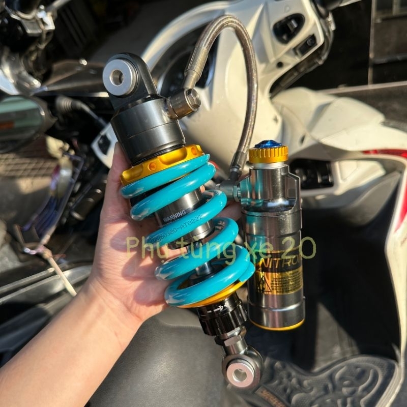 Phuộc nhún sau Nitron bình dầu cho ex 135 ex 150 ex 155 winner v1 winner x ....