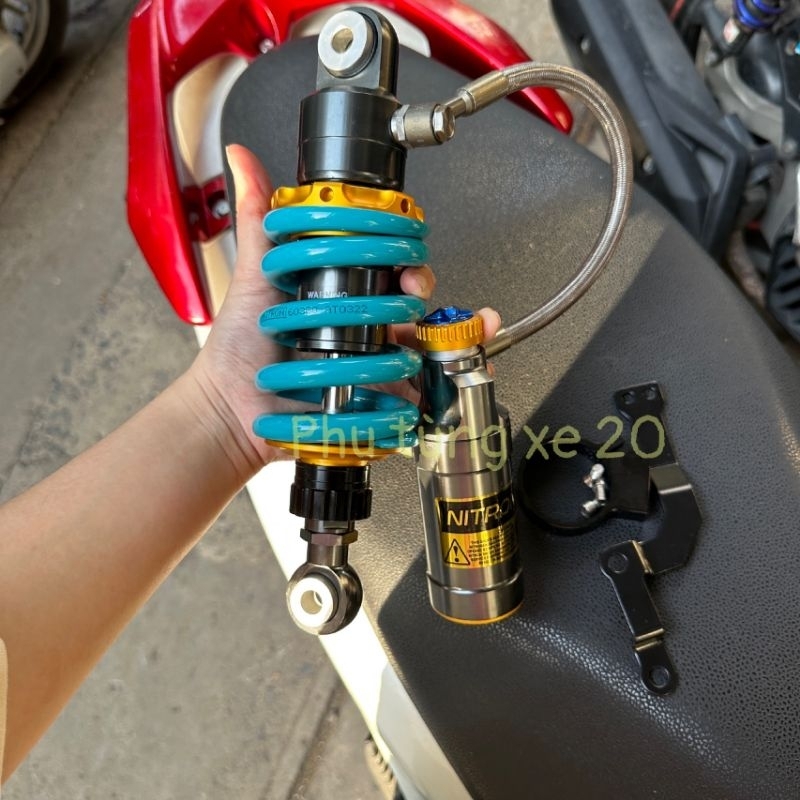 Phuộc nhún sau Nitron bình dầu cho ex 135 ex 150 ex 155 winner v1 winner x ....