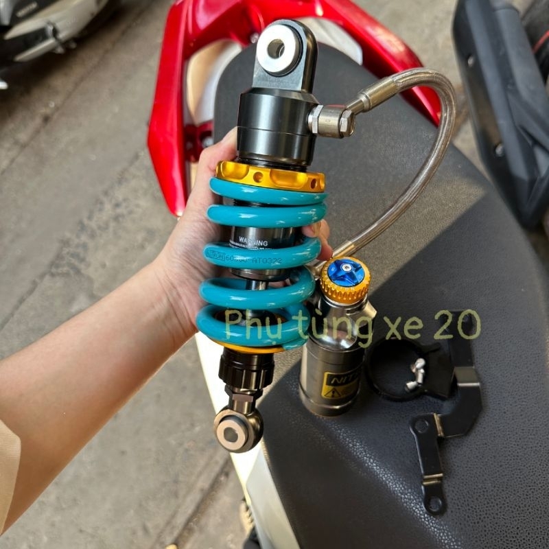 Phuộc nhún sau Nitron bình dầu cho ex 135 ex 150 ex 155 winner v1 winner x ....