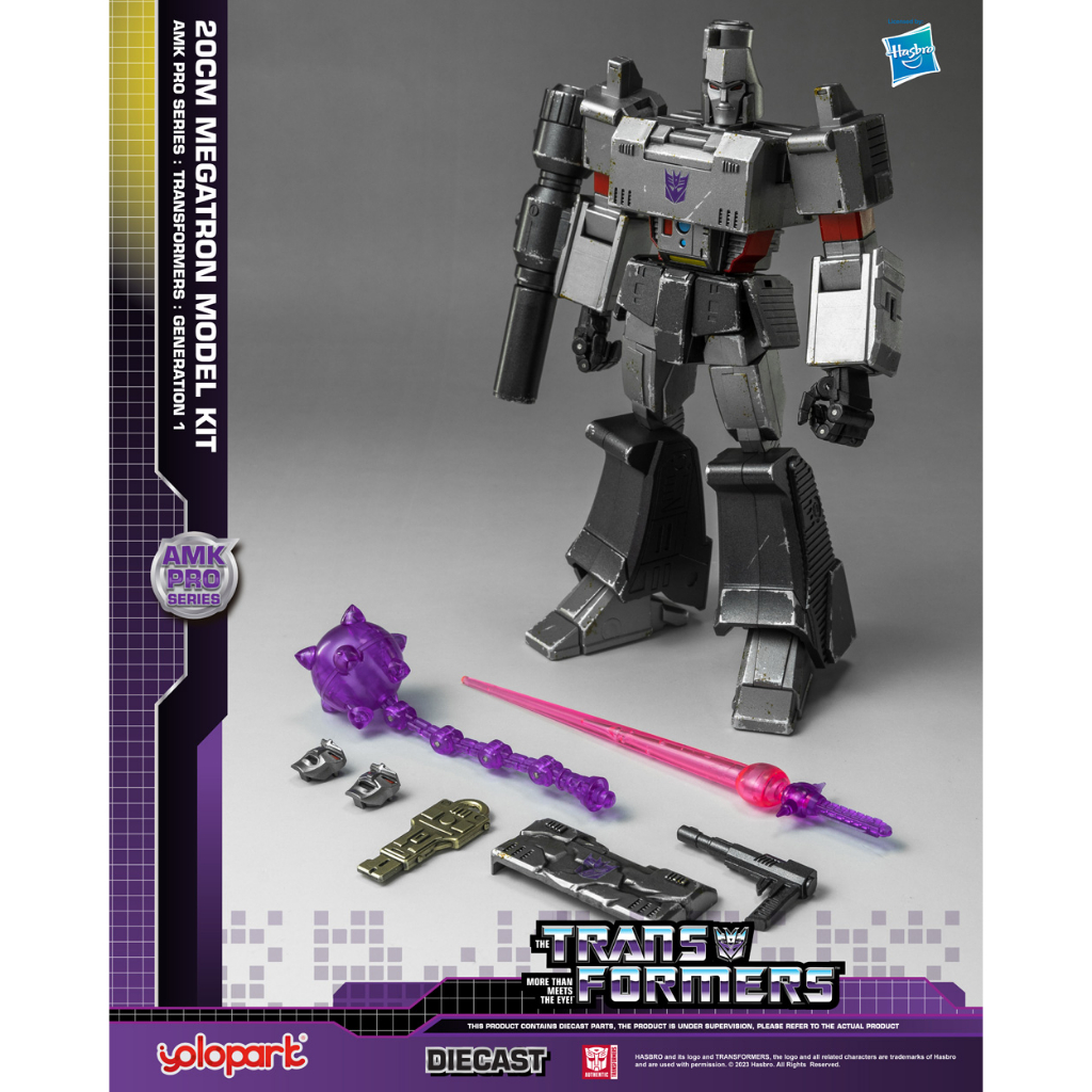 Mô hình TRANSFORMER Generation 1 AMK PRO Series 20cm Megatron Model Kit - T9/20223