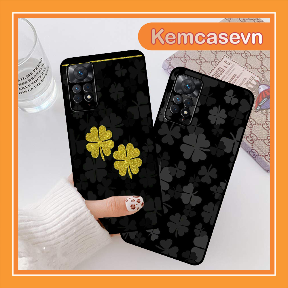Ốp Xiaomi Redmi Note 11 - Redmi Note 11 Pro - Redmi Note 11 Pro+ In Hình Hoạt Tiết May Mắn Cực Đẹp C