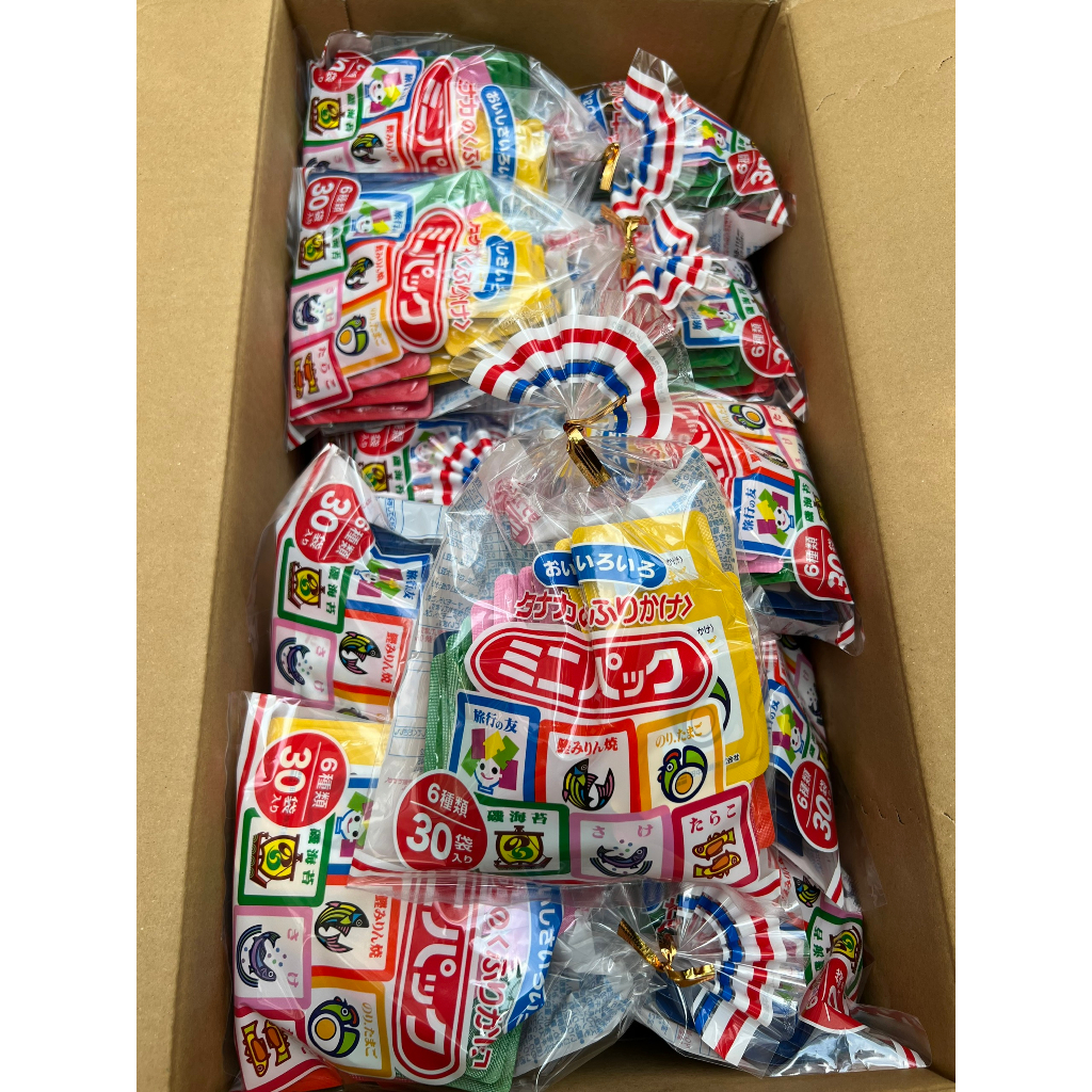 Gia vị rắc cơm túm 30goi cho bé ăn dặm Tanaka 6vị Nhật 60g  rẻ Nhất Shopee