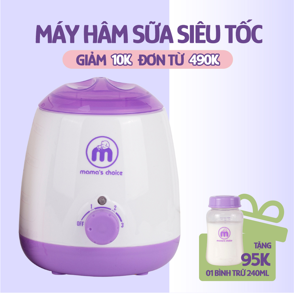 Máy Hâm Sữa Mama s Choice, Hâm Nóng Sữa Thức Ăn Nhanh và Tiệt Trùng Đồ