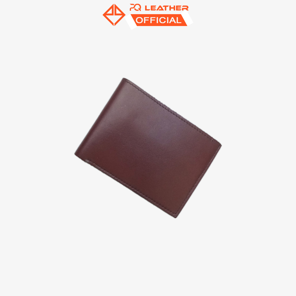 Ví nam mini da bò da bò Pullup cao cấp PQ Leather PV52- Bảo hành 12 tháng