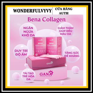 (CHÍNH HÃNG) COLLAGEN BENA công ty GANA hộp 30 gói,