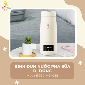 Bình đun nước pha sữa di động cho bé moaz bé bé MB-058