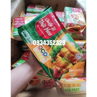 Chả giò rế thịt heo thành phát. hộp 400gr 30 cuộn