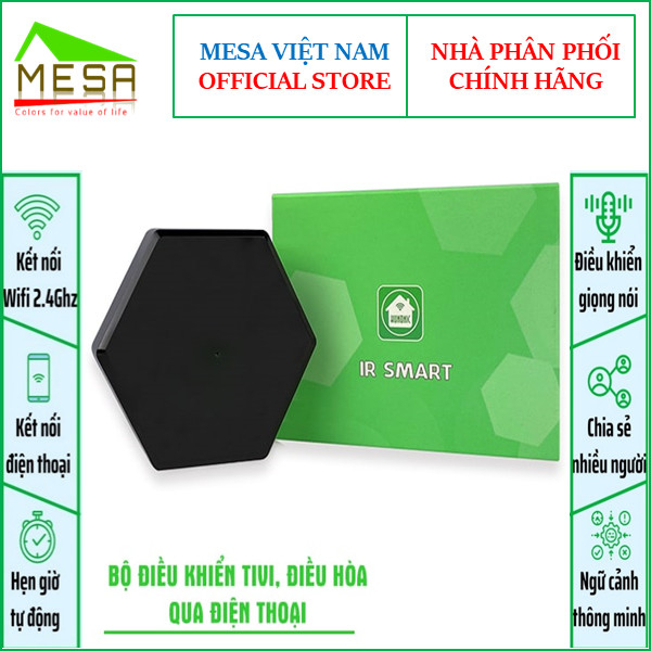 Bộ điều khiển hồng ngoại IR Smart, điều khiển thiết bị tivi, điều hoà, dàn âm thanh, đầu KTS, quạt… từ xa qua điện thoại