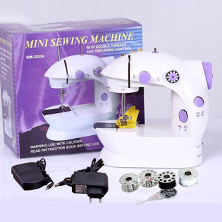 Máy may mini để bàn - máy khâu mini gia đình siêu tiện lợi - máy may chính hãng