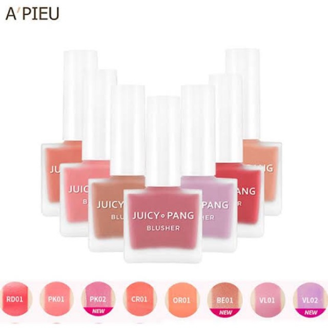 Phấn Má Hồng Dạng Kem A'pieu Juicy Pang Water Blusher