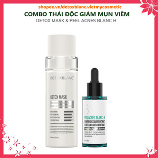 [KHUYẾN MẠI] Bộ đôi loại bỏ mụn thâm tái tạo trắng da Detox blanc