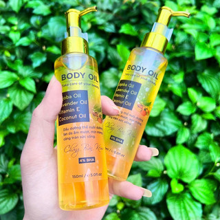 DẦU DƯỠNG DA BODY OIL 150ml - HÀNG CHUẨN CÓ MÙI THƠM, giúp da căng bóng và mịn màng