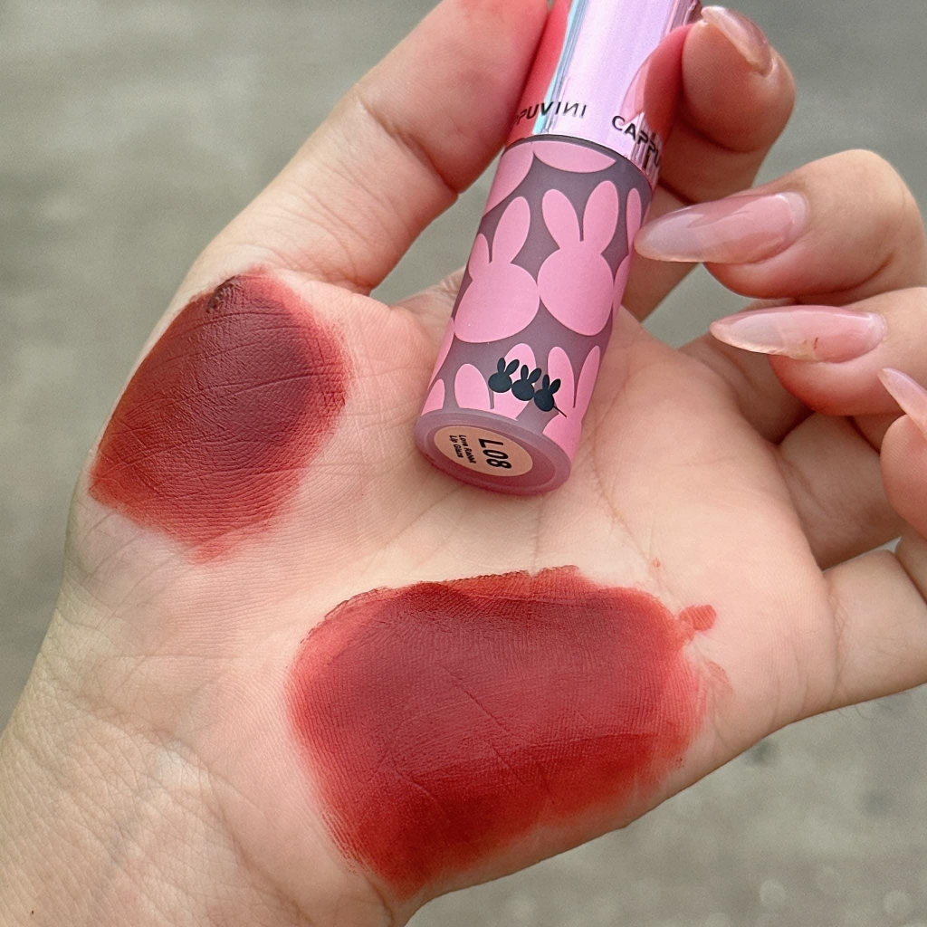Son Kem Cappuvini Thỏ Hồng Love Mềm Mịn Môi Rabbit Lip Glaze Chính Hãng