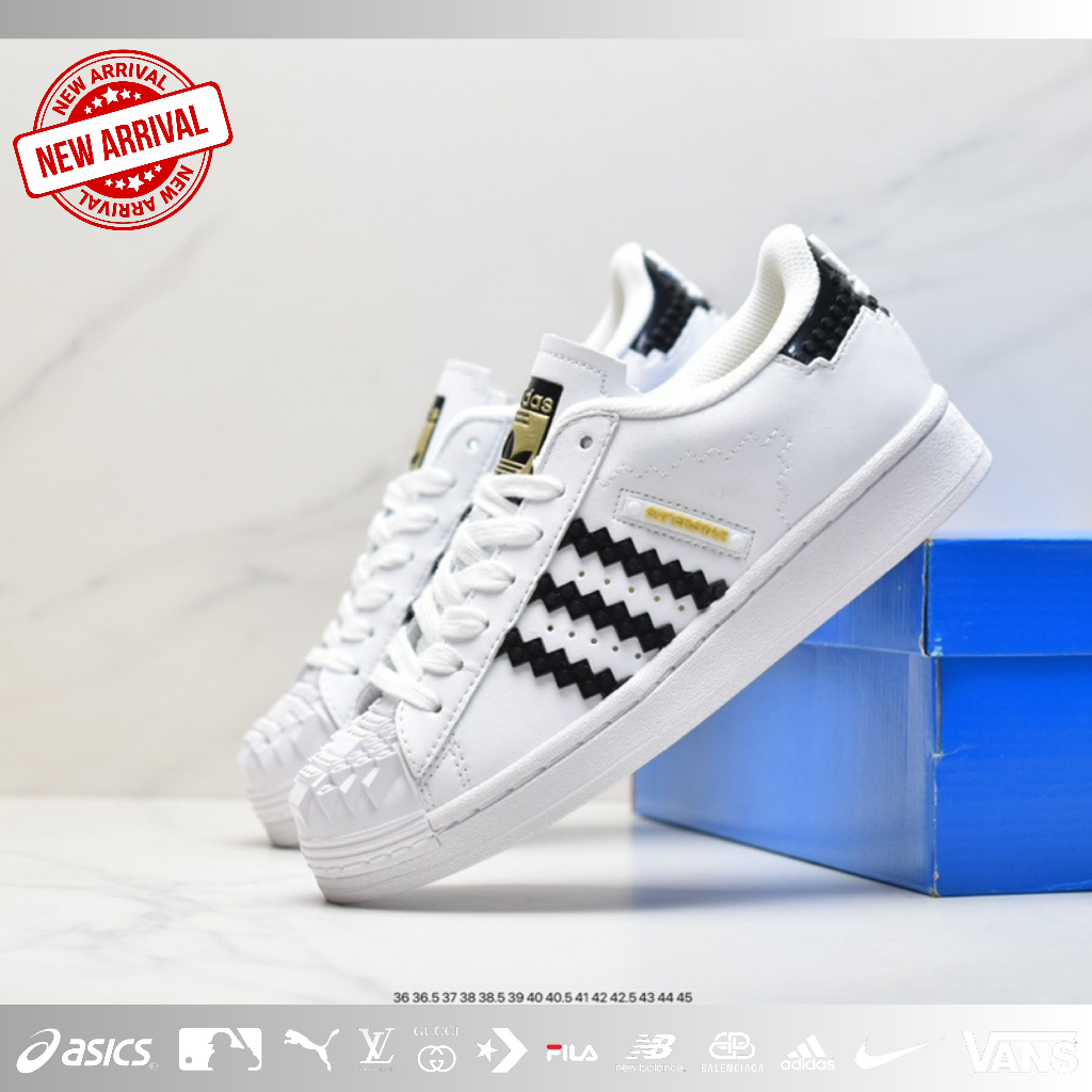 Giày Best Original Quality Sneaker *_adidas Superstar LEGO White Black_*_GW5270_*like*auth like*authentic