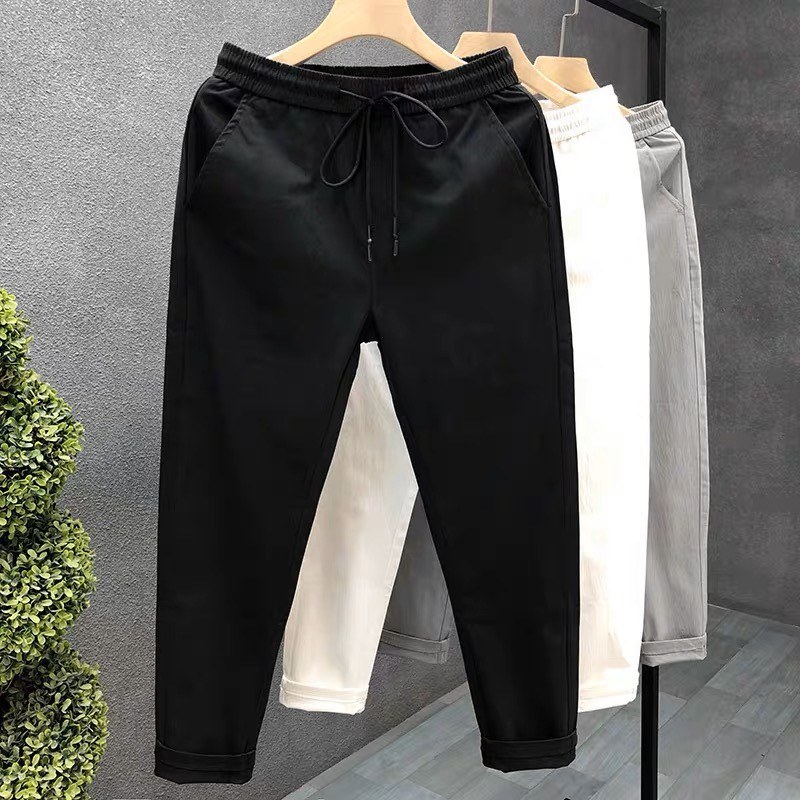 Quần đũi dài nam lưng chun,Quần đũi dài nam nữ hot trend năm nay,quần chất liệu đũi xước cực mát cho mùa hè,co giãn nhẹ