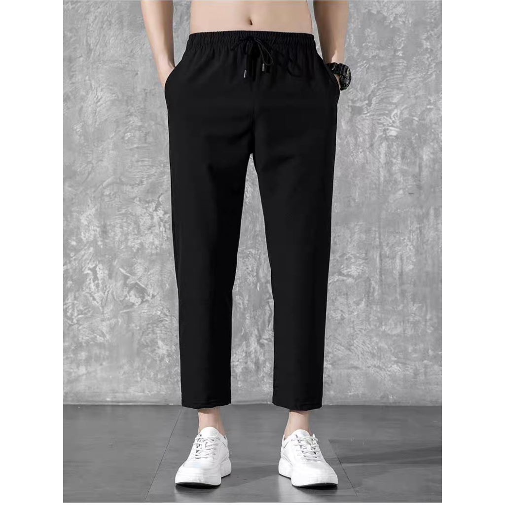 Quần đũi dài nam lưng chun,Quần đũi dài nam nữ hot trend năm nay,quần chất liệu đũi xước cực mát cho mùa hè,co giãn nhẹ