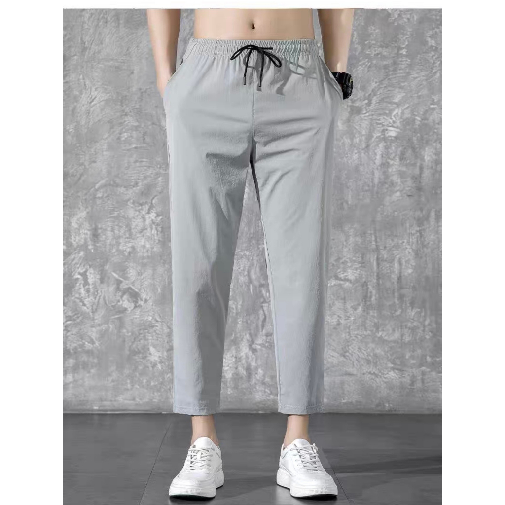 Quần đũi dài nam lưng chun,Quần đũi dài nam nữ hot trend năm nay,quần chất liệu đũi xước cực mát cho mùa hè,co giãn nhẹ