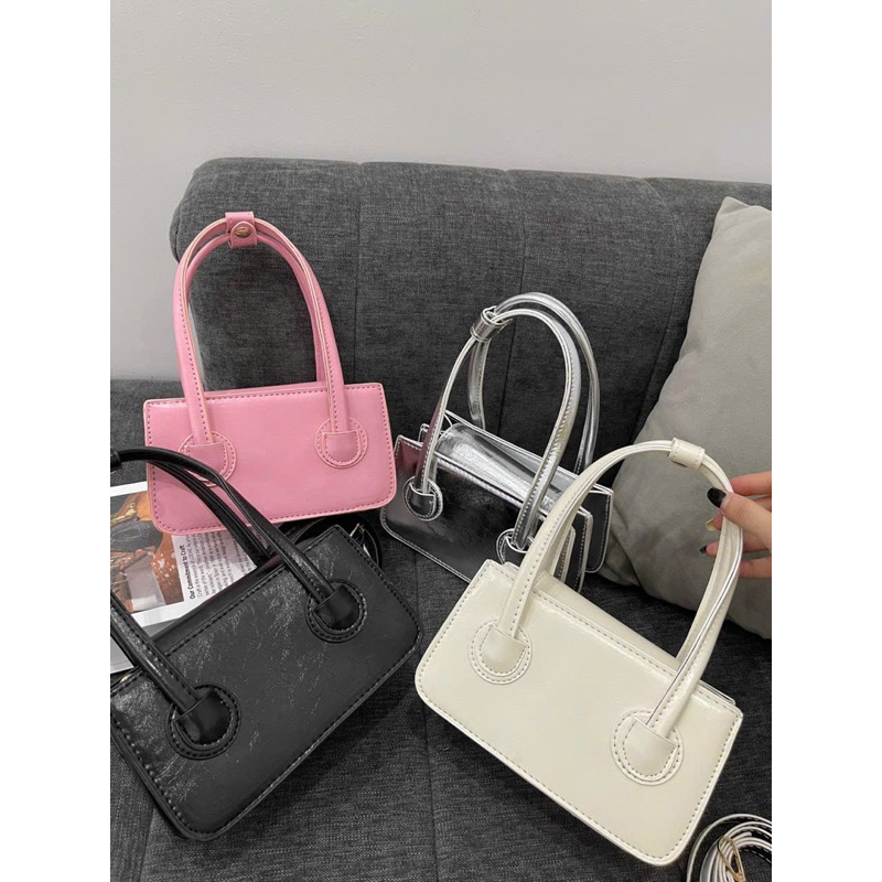 Túi xách nữ đeo chéo 2 quai cầm tay da mềm sang chảnh cho các nàng