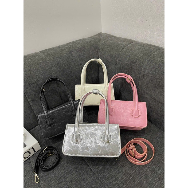 Túi xách nữ đeo chéo 2 quai cầm tay da mềm sang chảnh cho các nàng