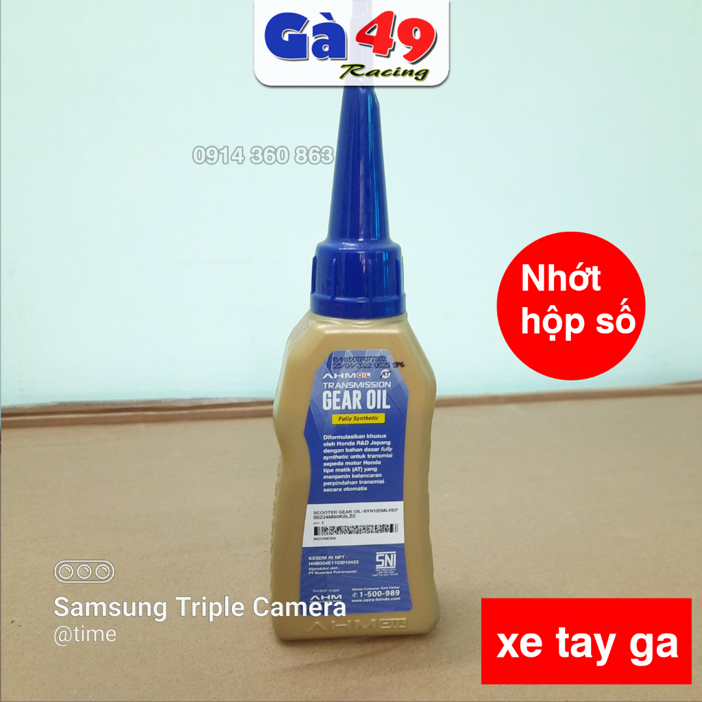 Nhớt lap hộp số xe tay ga Honda Gear Oil Nhập khẩu indo