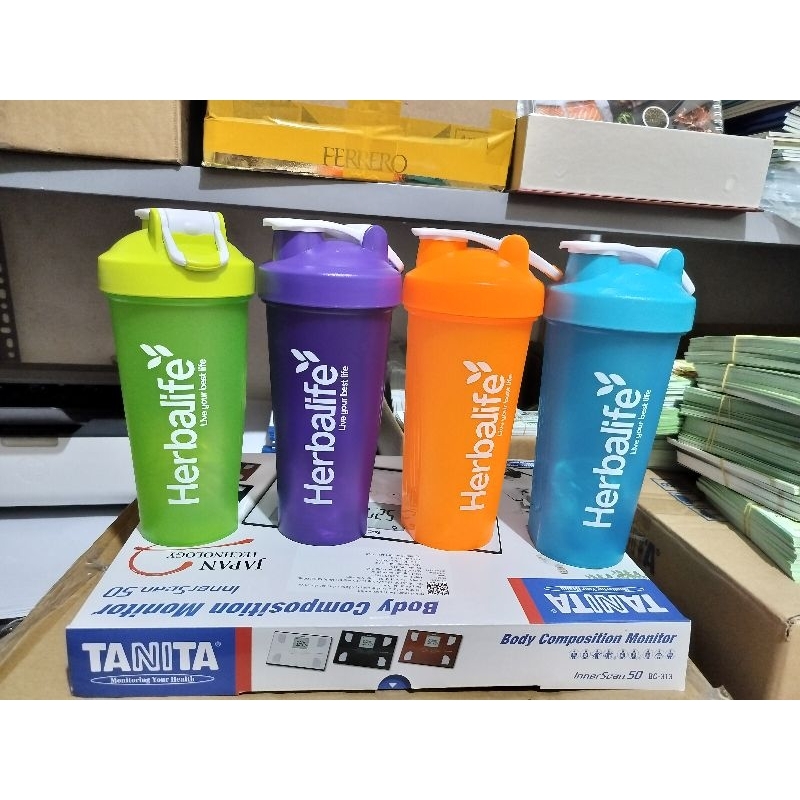 Bình lắc 600ml sắc màu