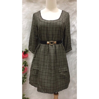 Váy Đầm Phom Suông  2 hand- hiệu Locstylc- Size M