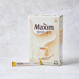 (Hộp 100 gói) Cà Phê Maxim Trắng Hàn Quốc 동서)맥심화이트골드 100T
