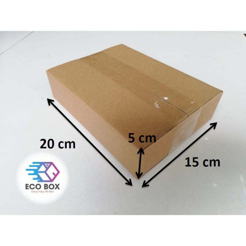 Hộp carton gói hàng cỡ 20x15x5