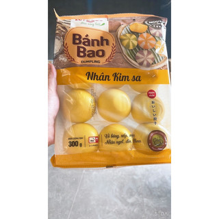 Bánh bao kim sa túi 6 bánh to ngon đậm vị