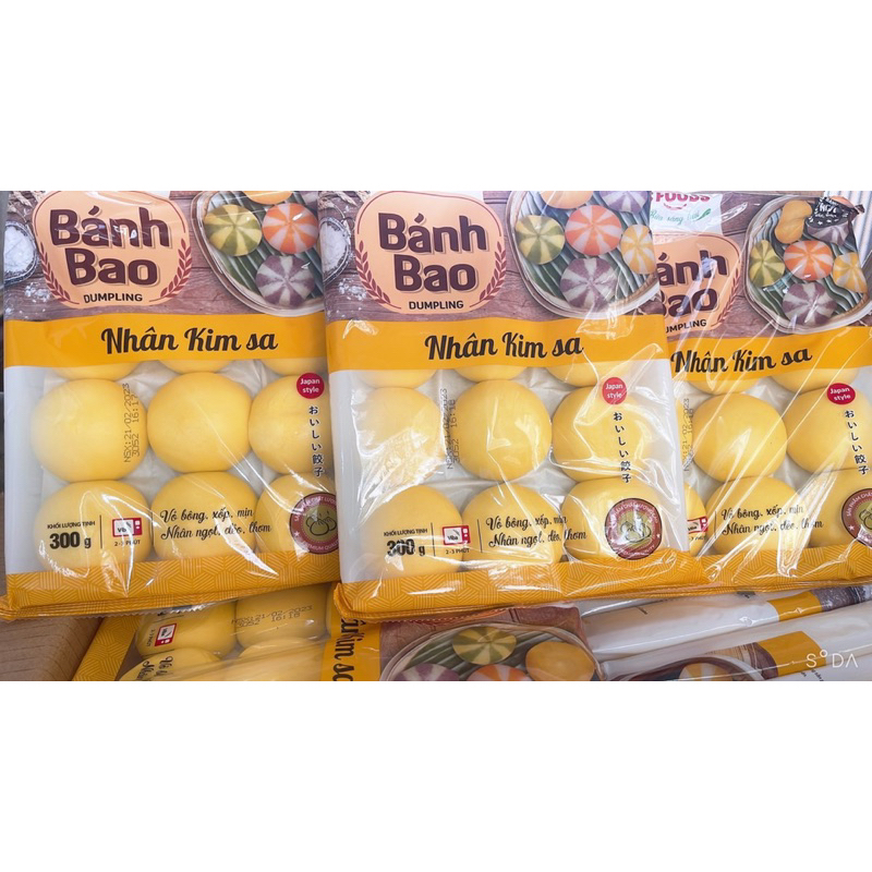 Bánh bao kim sa túi 12 bánh ngon đậm vị