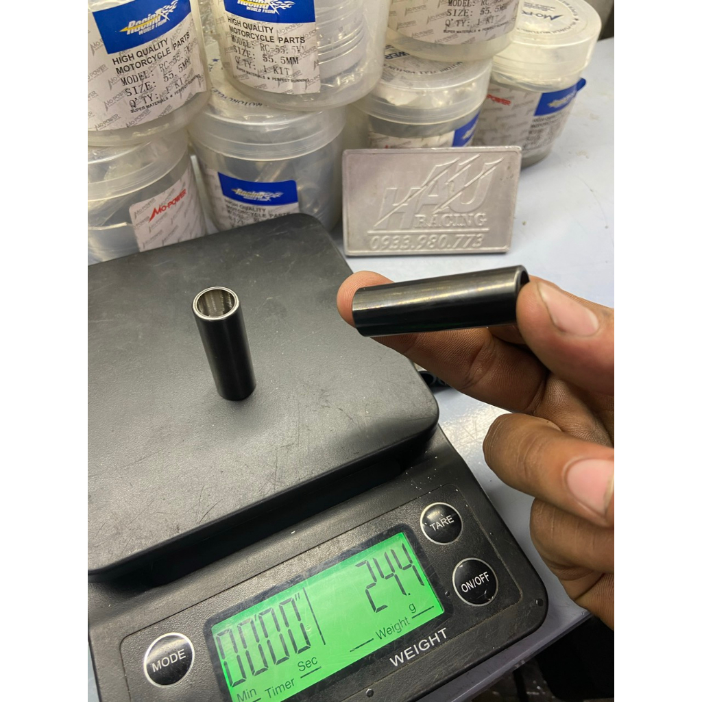 ẮC PISTON DLC  14MM CHỐNG MÀI MÒN , CHỐNG LỘT DÀI 41mm & 45mm-HAURACING SHOP