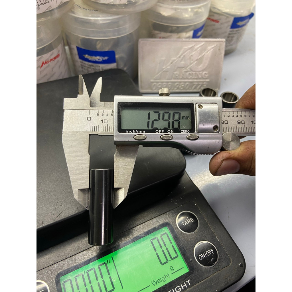 ẮC PISTON DLC  13MM CHỐNG MÀI MÒN , CHỐNG LỘT DÀI 35mm & 38mm-HAURACING SHOP