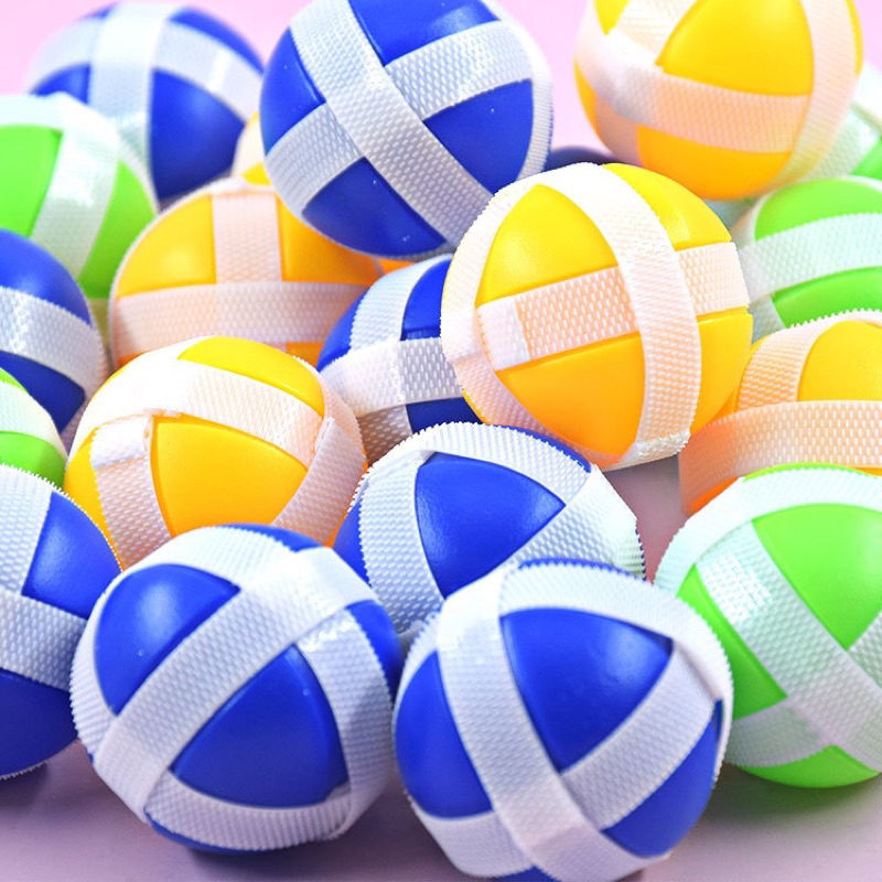 Combo 20 quả bóng ném dính phi tiêu, đồ chơi  bóng bắn dính súng khủng long an toàn cho bé