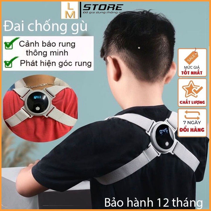 Đai Chống Gù Thông Minh, Rung Nhắc Khi Lưng Gù, Đai Chống Gù Cho Bé