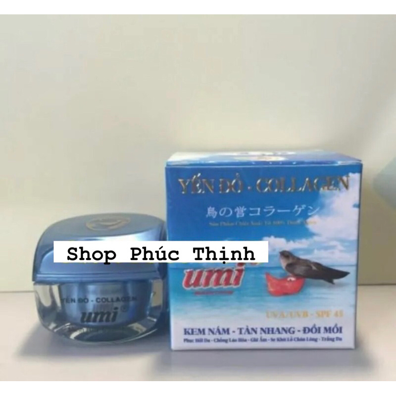 kem Umi Yến đỏ nám-tan nhang-đoi môi hủ 12g (chính hãng)