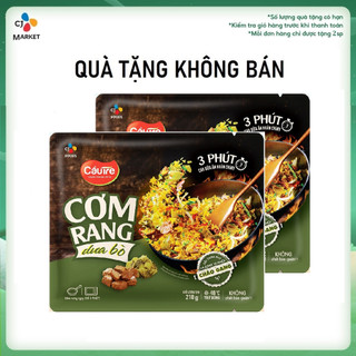 [Quà tặng không bán] Combo 2 gói Cơm chiên Dưa bò Cầu Tre (210g x 2)