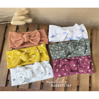 Băng đô nơ, turban cho bé gái ( chọn mẫu theo phân loại)